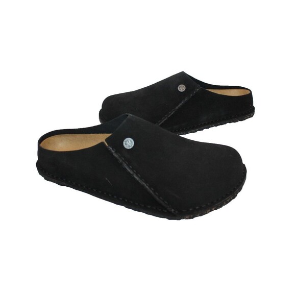 BIRKENSTOCK ZERMATT PREMIUM SUEDE LEATHER CLOGS NEW BLACK EU 45 REGULAR